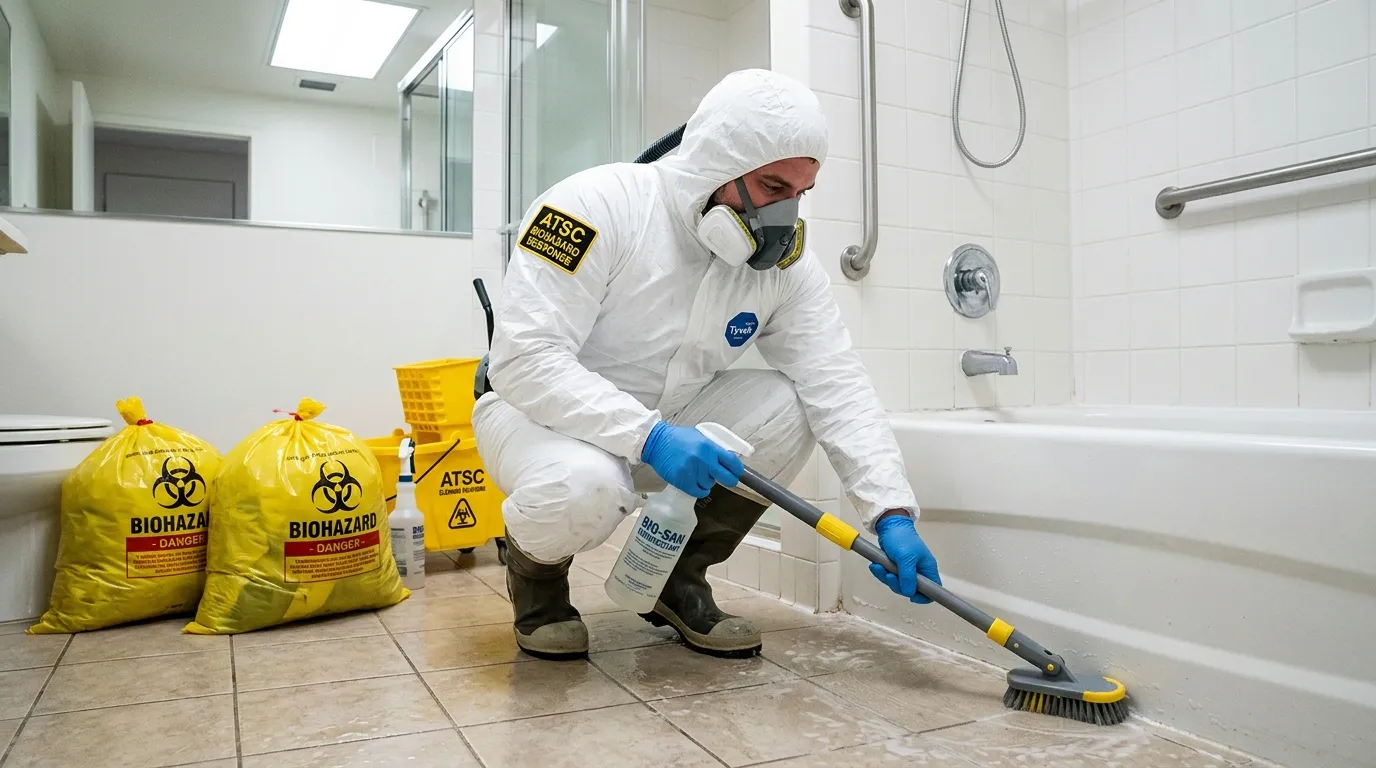 Decontamination equipment deployed for Blood Cleanup in Woburn